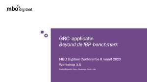 GRC-applicatie Beyond de IBP-benchmark