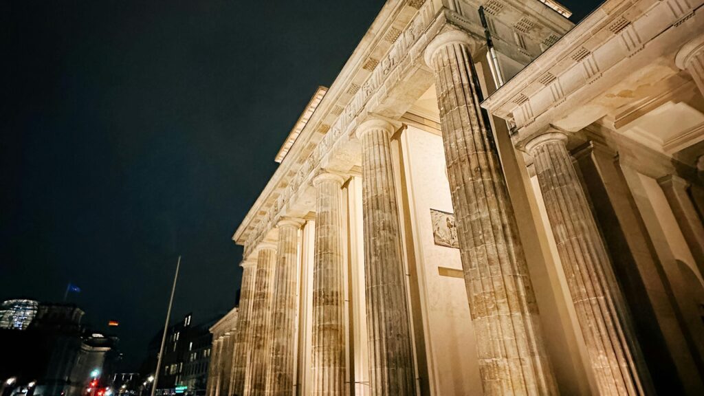 Foto Gebouw Berlijn bij nacht