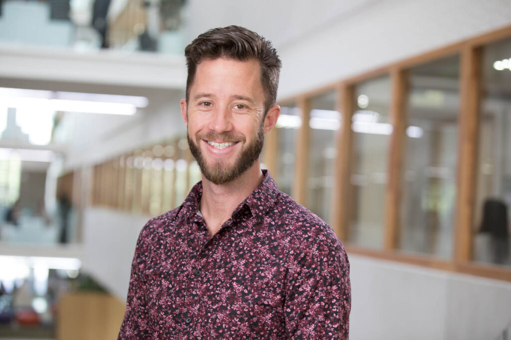 portretfoto in school van auteur Pieter van Rooij