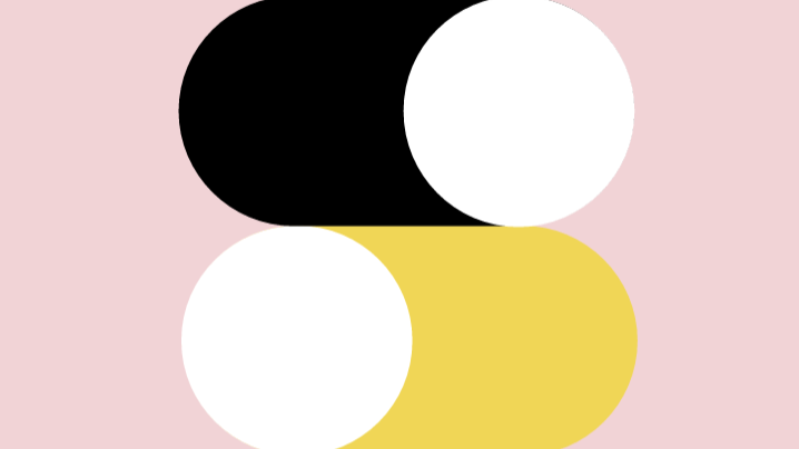 Vector beeld Npuls, kleuren roze, zwart en geel